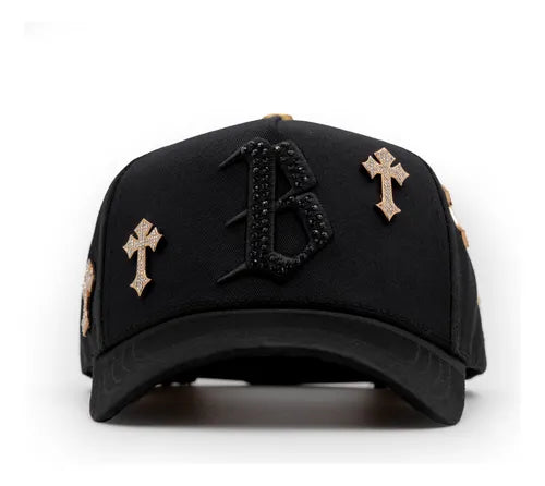 Barbas Hats Gold Oro Cruces 24k
